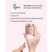 AsiaBeautyMall Mary & May Vegan Rose Hyaluronic Hydra Wash Off Pack Face Mask