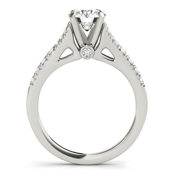 Bids.com 14k White Gold Split Shank Prong Set Diamond Engagement Ring (1 3/8 cttw) Rings