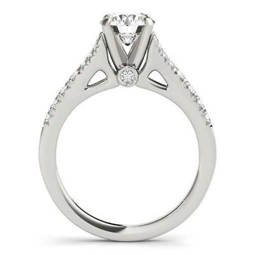 Bids.com 14k White Gold Split Shank Prong Set Diamond Engagement Ring (1 3/8 cttw) Rings