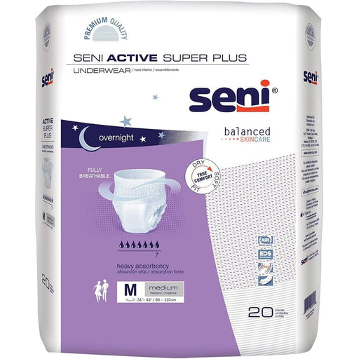 Seni Seni Active Super Plus Protective Underwear, Small (88 Count Case) Incontinence Aids