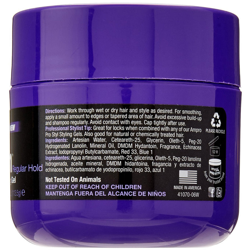 Mill's Beauty Supply Shine 'n Jam Reg Hold Hair Gel