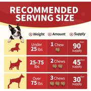 Nature Target Chicken Flavor Glucosamine Chews for Dogs & Cats, 120 Soft Chews Pet Vitamins Supplements