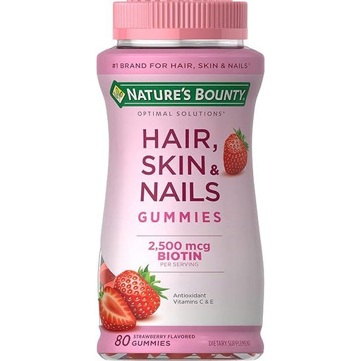 Nature's Bounty LEADER(TM) HAIR, SKIN, NAILS GUMMY 80 EA (COMPARE TO NATURE'S BOUNTY) Vitamins & Supplements