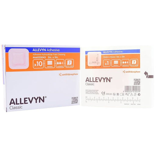 Smith & Nephew Smith&nephew Allevyn Adhesive Dressing, 3inx3in, 10ct, 2 Pack 002234385861a6526 Vitamins & Supplements