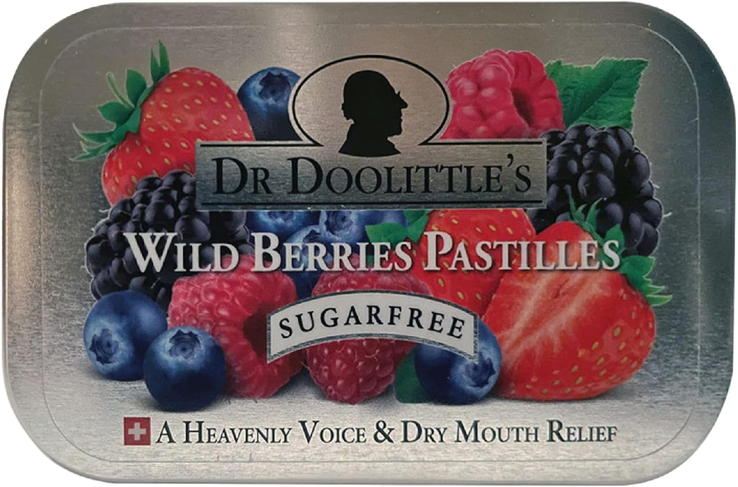 Dr Doolittle's Wild Berries Sugarfree Pastilles - 25 Count 60g