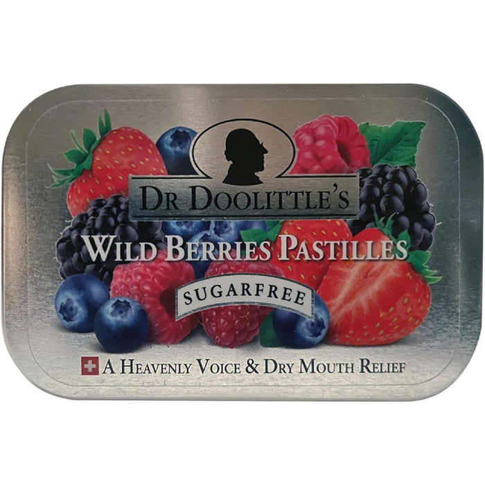 Dr Doolittle's Wild Berries Sugarfree Pastilles - 25 Count 60g