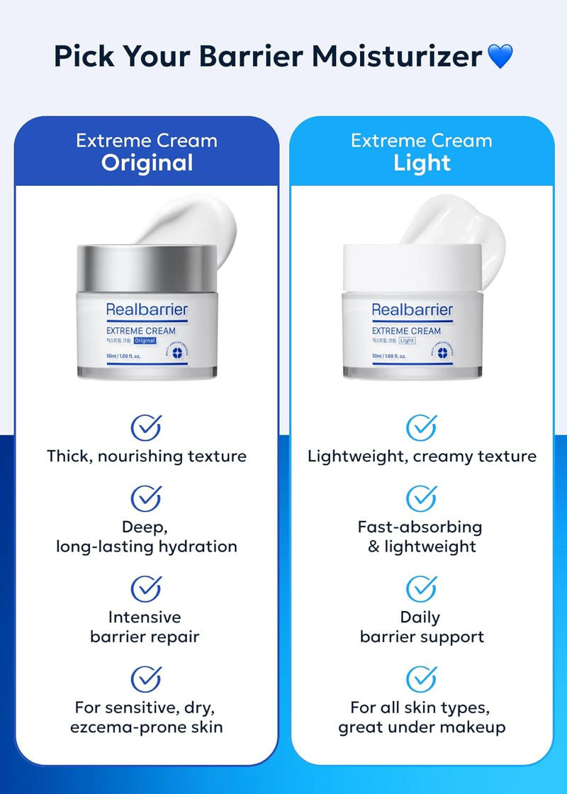 AsiaBeautyMall Realbarrier Extreme Cream Moisturizer White Smoke