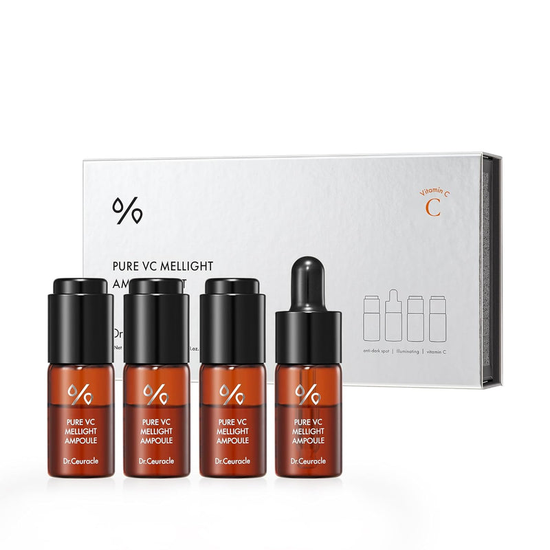 AsiaBeautyMall Dr. Ceuracle Pure VC Mellight Ampoule Set Serum White Smoke