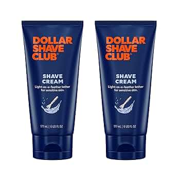 shave creame Dollar Shave Club | Shave Cream 6 ounce (2 Pack) | Hydrating Shaving Cream for Sensitive Skin Shaving & Grooming
