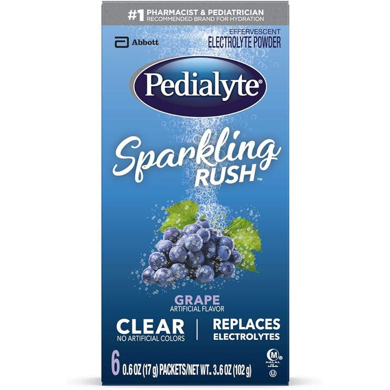 Pedialyte Pedialyte Spkl Rsh Pk 6x17gm Grp Sports & Energy Drinks