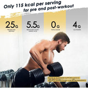 Nature Target Isolate Whey Protein Powder, 25g Protein, 1.1 LB Collagen