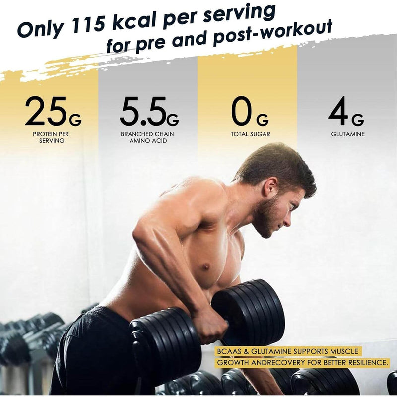 Nature Target Isolate Whey Protein Powder, 25g Protein, 1.1 LB Collagen