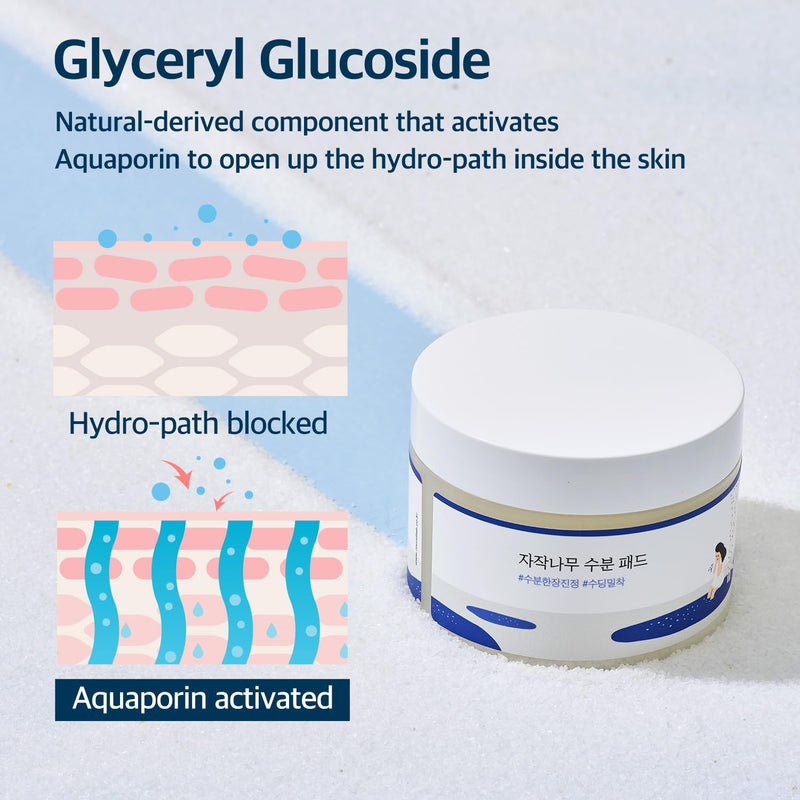 AsiaBeautyMall Round Lab Birch Juice Moisturizing Pad Toner Lotion