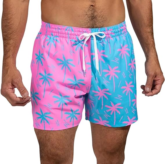 Chubbies Prince of Prints Men Shorts, 4-Way Stretch Shorts Men, Swim Trunks Beach Shorts Swimwear, 5.5" Inseam by College Liquidation