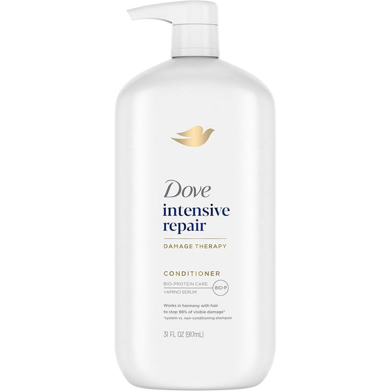 Dove Dove Intensive Repair Conditioner for Damaged Hair, Damage Therapy with Bio-Restore Complex, 28 oz ( Shampoo & Conditioner