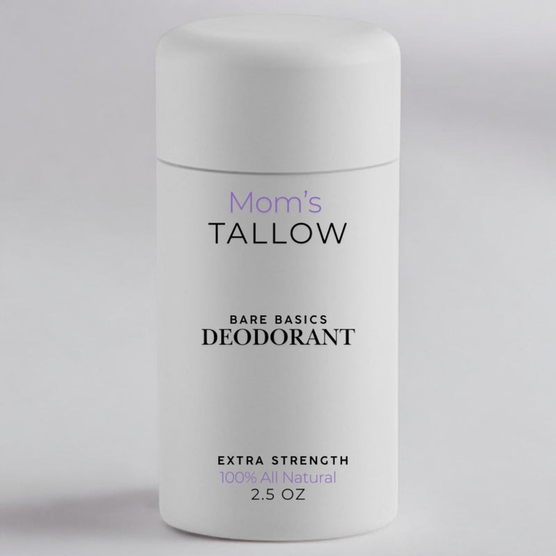 Mom’s Tallow BareBasics Deodorant 100% All Natural (only 4 ingredients)