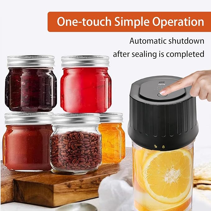 SmartPursue™ Vacuum Sealing Machine Mason Jar Vacuum Sealer Electric Vacuum Sealing Machine Kit