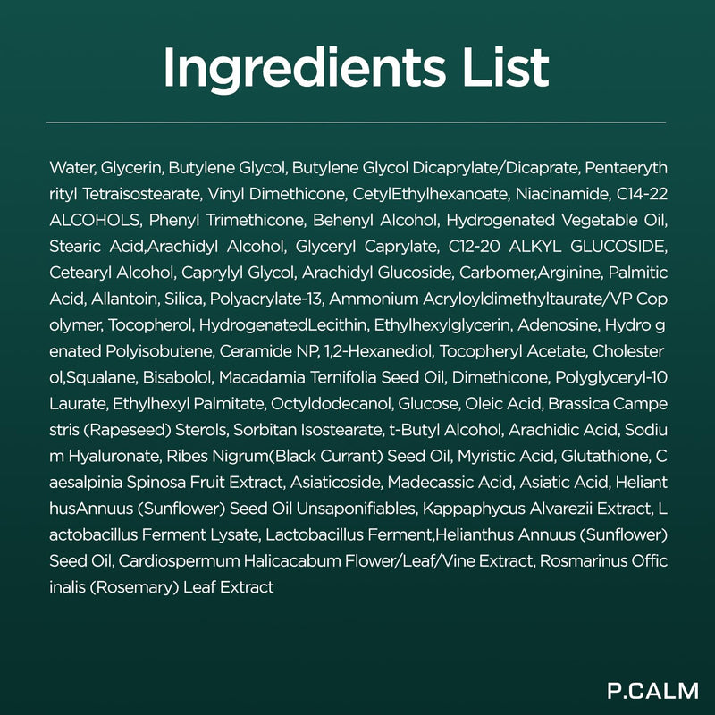 AsiaBeautyMall P.CALM Cato Cream Moisturizer Dark Slate Gray