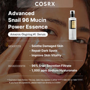 AsiaBeautyMall Cosrx Advanced Snail 96 Mucin Power Essence Serum