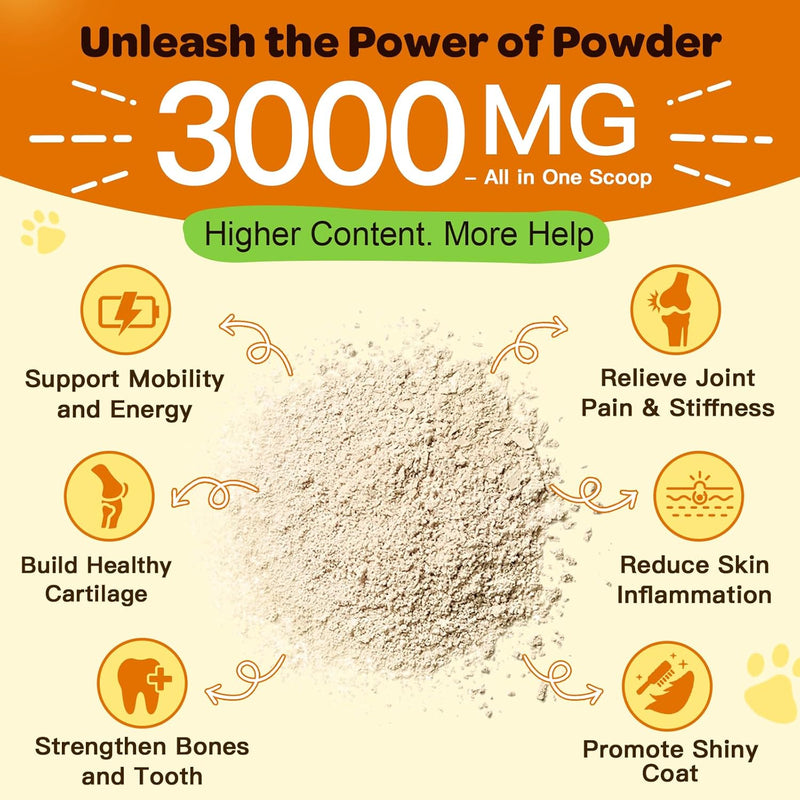 Nature Target Glucosamine Joint Supplement for Dogs & Cats, 90 Scoops Pet Vitamins Supplements