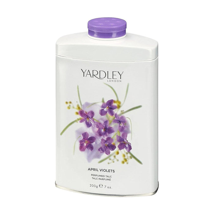Yardley April Violets Perfumed Talc 7 Oz
