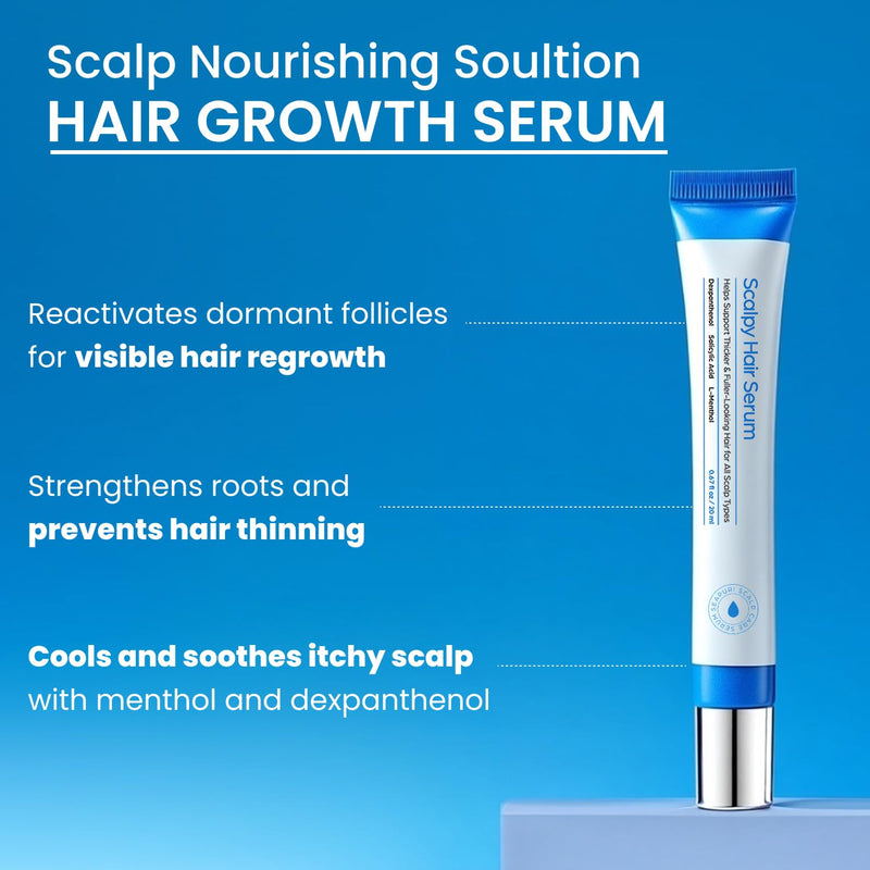 AsiaBeautyMall Seapuri Scalpy Hair Serum Hair Treatment Dark Cyan