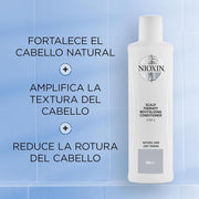 Nioxin Nioxin System 1 Scalp Therapy Mens Nioxin Conditioner 1000ml / 33.8oz Hair Conditioner