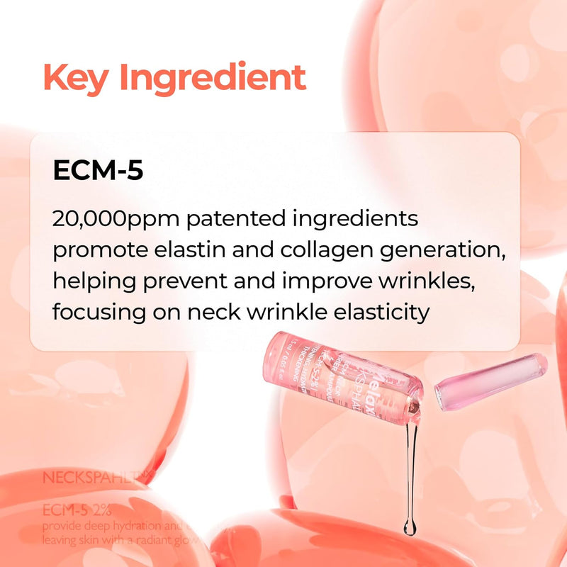 AsiaBeautyMall Dr. Melaxin Necksphalt ECM Neck Barrier Ampoule Neck Cream