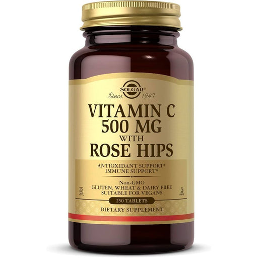 Solgar Solgar Rose Hips 500mg 250'S Vitamins & Supplements White Smoke