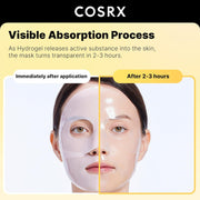 AsiaBeautyMall Cosrx Advanced Snail Mucin Glass Glow Hydrogel Mask Face Mask White Smoke