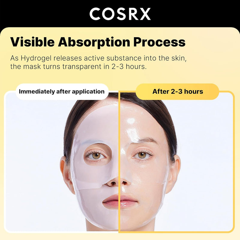 AsiaBeautyMall Cosrx Advanced Snail Mucin Glass Glow Hydrogel Mask Face Mask White Smoke