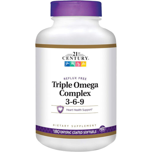21st Century 21st Century Dietary Supplement Triple Omega Complex 3-6-9 Softgels 180 Count Vitamins & Supplements