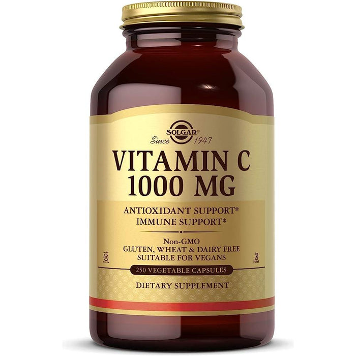 SOLGAR VITAMIN C 1000mg 250ct 12.5oz