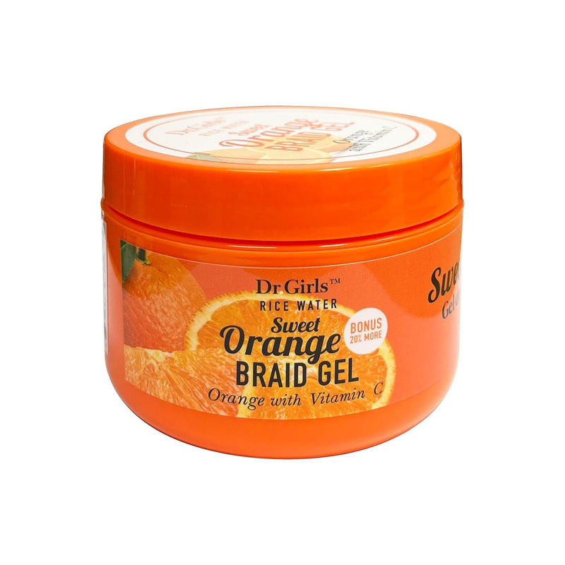 Mill's Beauty Supply Dr. Girls Rice Water Sweet Orange Braid Gel Hair Braid Gel