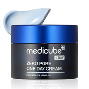 AsiaBeautyMall Medicube Zero Pore One Day Cream Moisturizer White Smoke