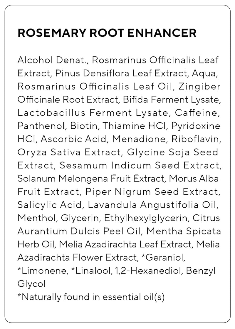 AsiaBeautyMall AROMATICA Rosemary Root Enhancer Hair Treatment White Smoke