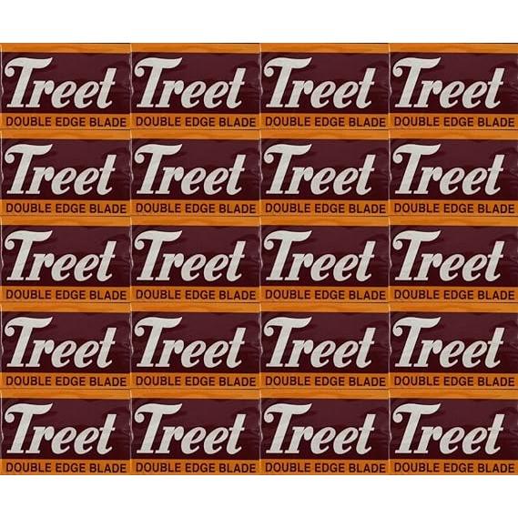 Treet Carbon Steel Double Edge Razor Blades - 20x10 Pack