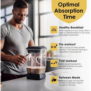 Nature Target Isolate Whey Protein Powder, 25g Protein, 1.1 LB Collagen