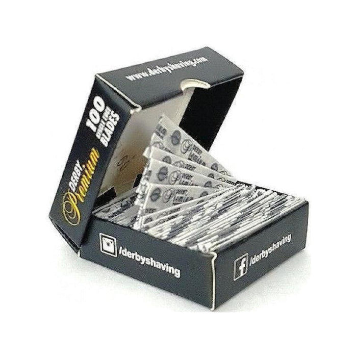 Derby Single Edge Razor Blades 100 pcs - Premium