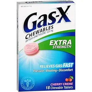 Gas-X Gas-X Antigas Chewable Tablets Extra Strength Cherry 18 tabs Medicine & Drugs