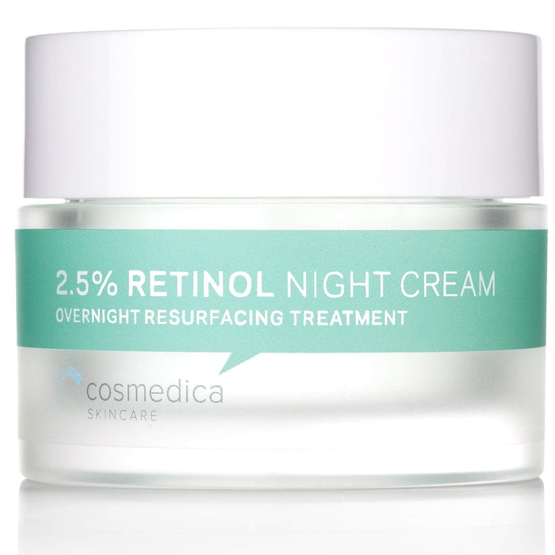 Cosmedica Skincare 2.5% Retinol Facial Night Cream Moisturizers