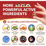 Nature Target Chicken Flavor Glucosamine Chews for Dogs & Cats, 120 Soft Chews Pet Vitamins Supplements