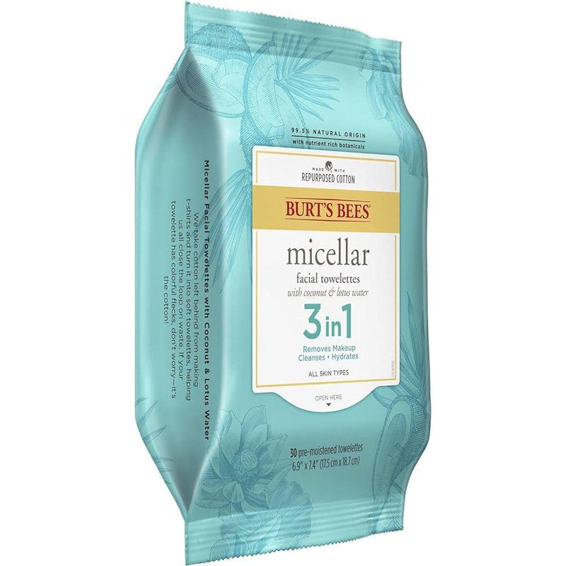 Burt's Bees Burt's Bees 3-in-1 Micellar Cleansing Towelettes 30ct Micellar Cleansing Towelettes