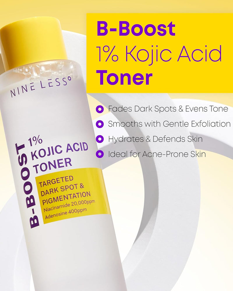 AsiaBeautyMall NINELESS B-Boost 1% Kojic Acid Toner Toner Lotion Lavender