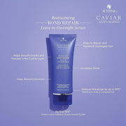 Alterna Alterna Caviar Restructuring Bond Repair Leave In Overnight Serum 3.4oz Hair Serum Medium Purple