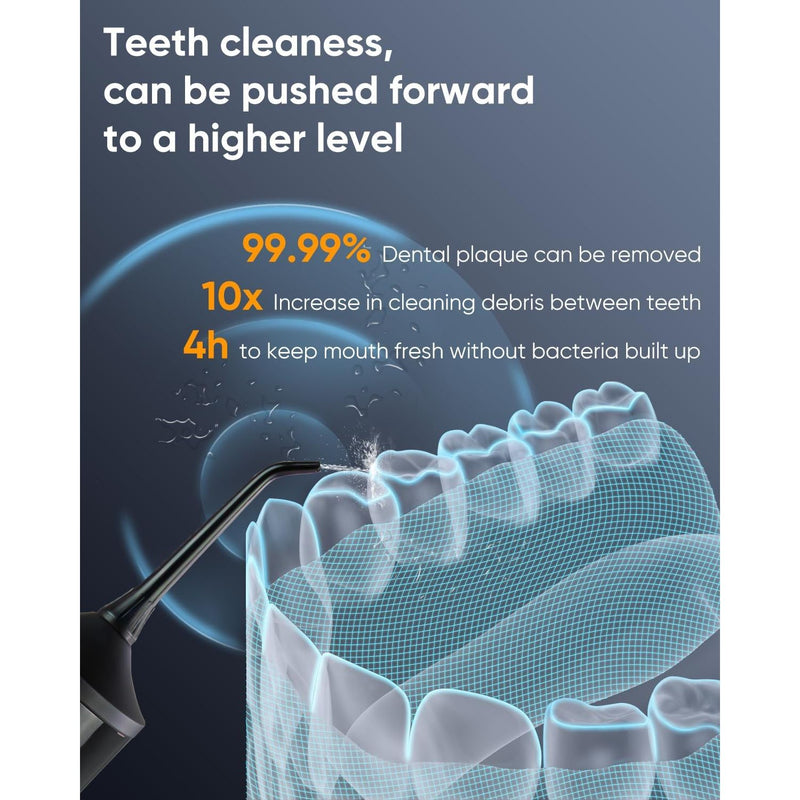 LP221 Cordless Professional Water Flosser with UVC Sterilizable