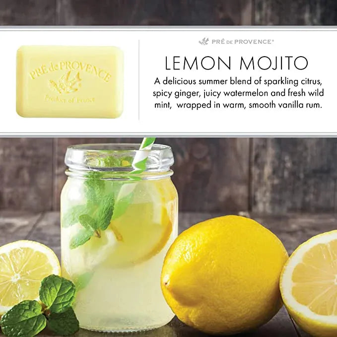 Pre De Provence Lemon Mojito Shea Butter Enriched Vegetable Soap 150g