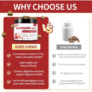 Nature Target Chicken Flavor Glucosamine Chews for Dogs & Cats, 120 Soft Chews Pet Vitamins Supplements