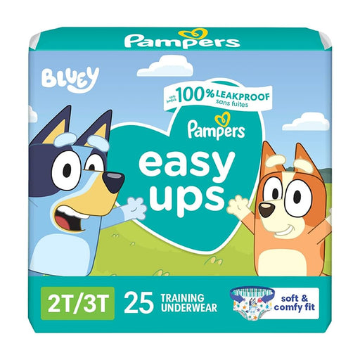 Pampers Pampers Easy Ups Training Underwear Boys Size 4 2T3T, 25 Count Health Care