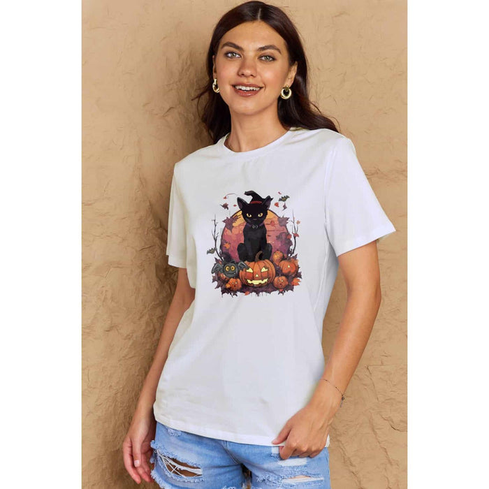 Simply Love Full Size Halloween Theme Graphic T-Shirt